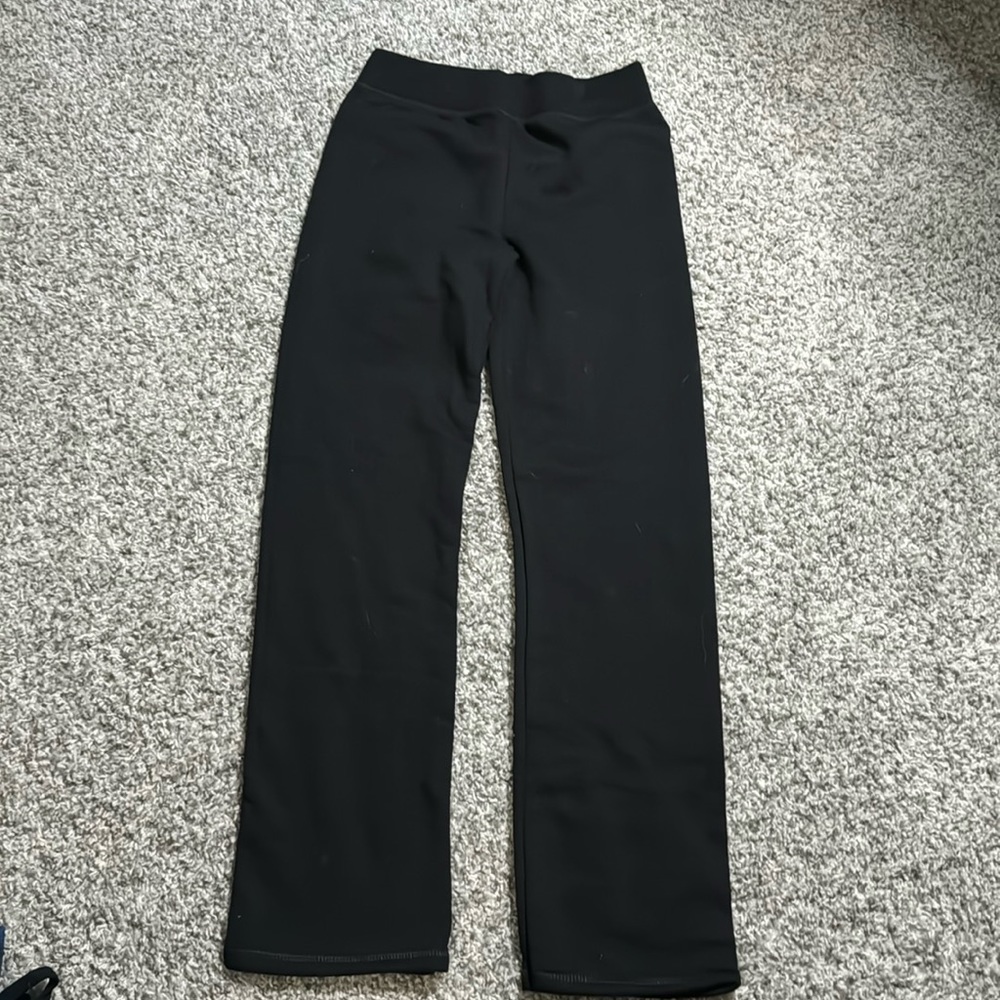 Hanes Ecosmart Black Straight Leg Athletic Pants
